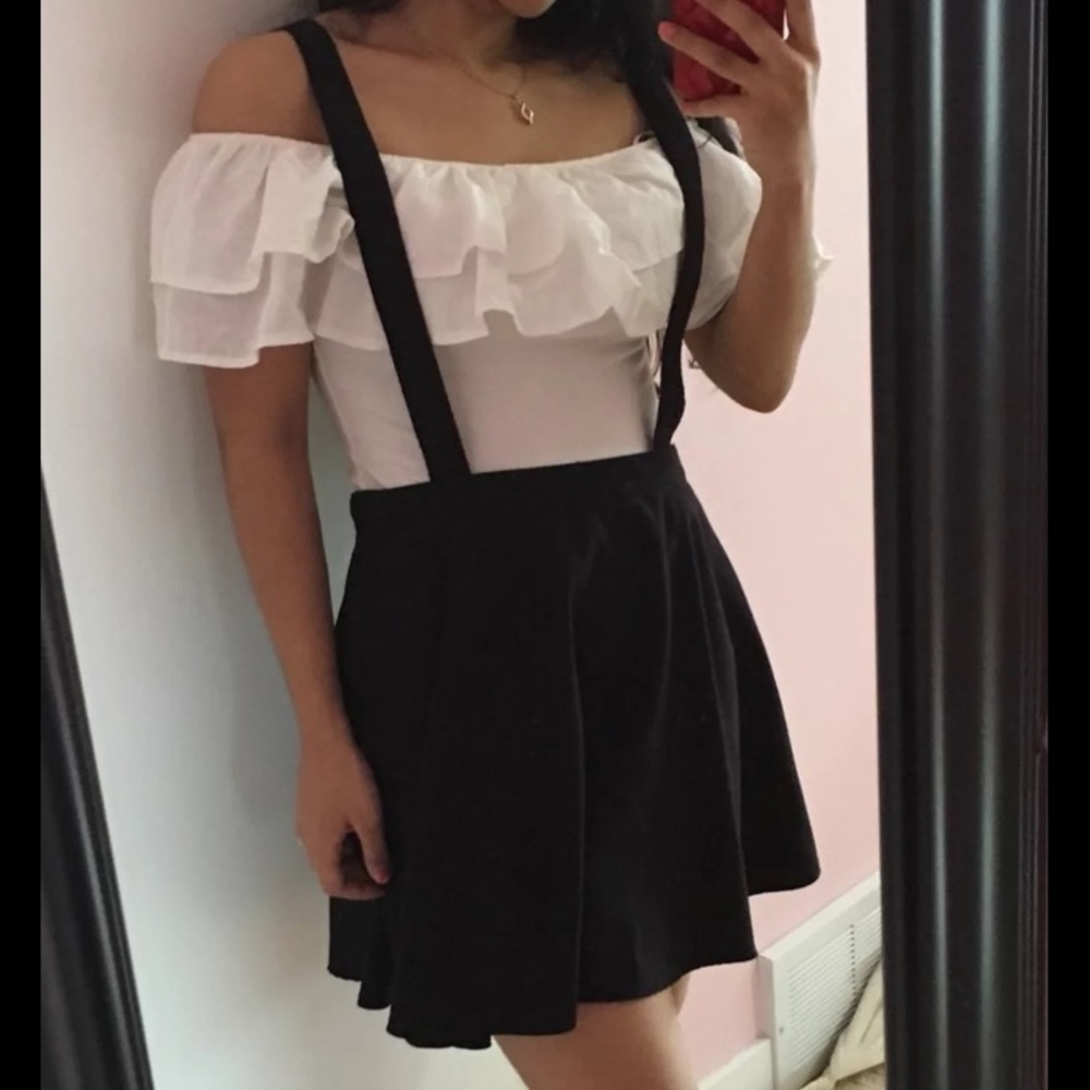 Off The Shoulder Top and Skirt Overall Bundle